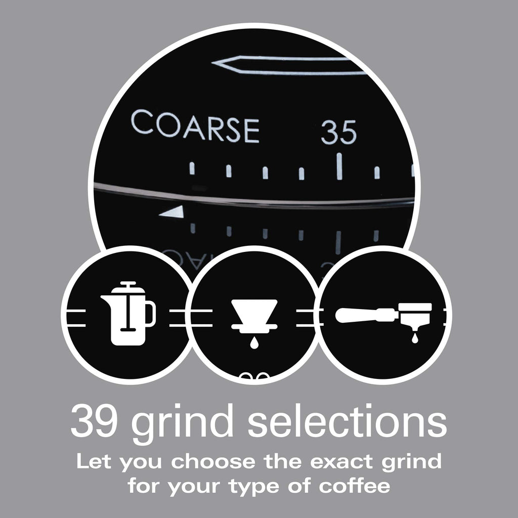 Stainless Steel Conical Burr Digital Coffee Grinder X327