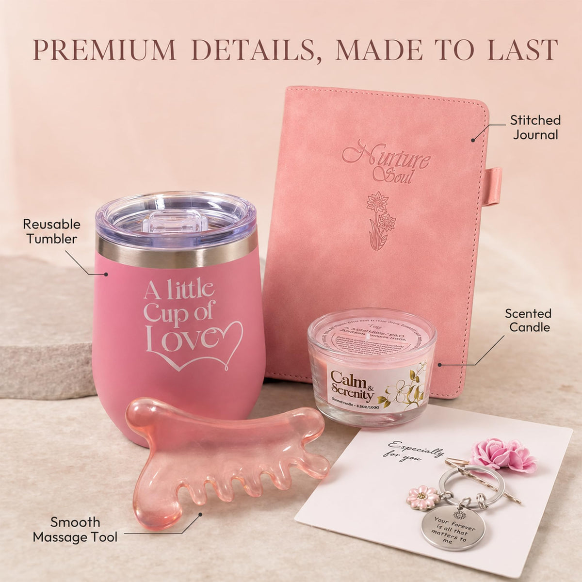 11 Pc Pink Care Package with Blanket P2911