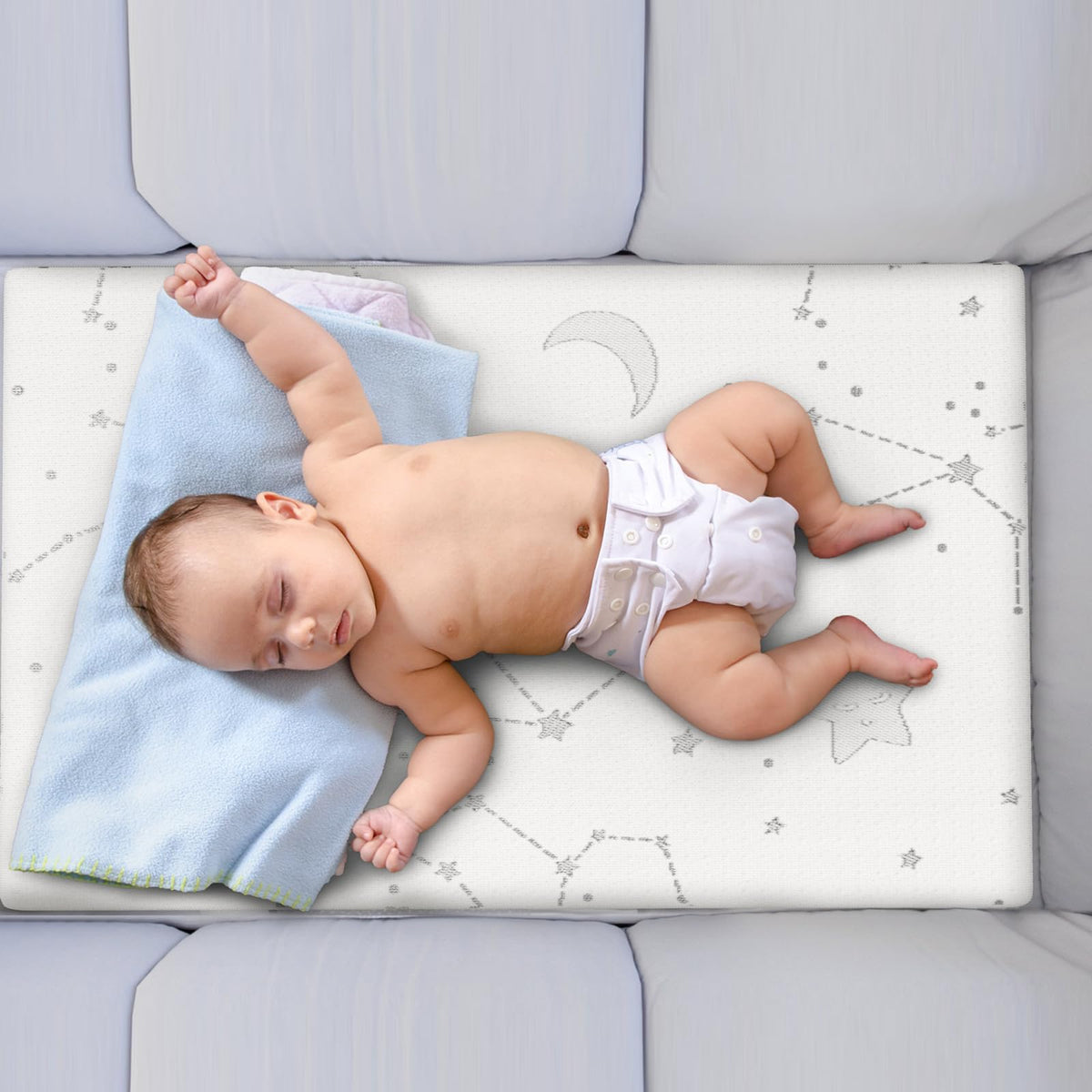 38x26 Waterproof Pack and Play Mattress Pad 2 Pack Z242
