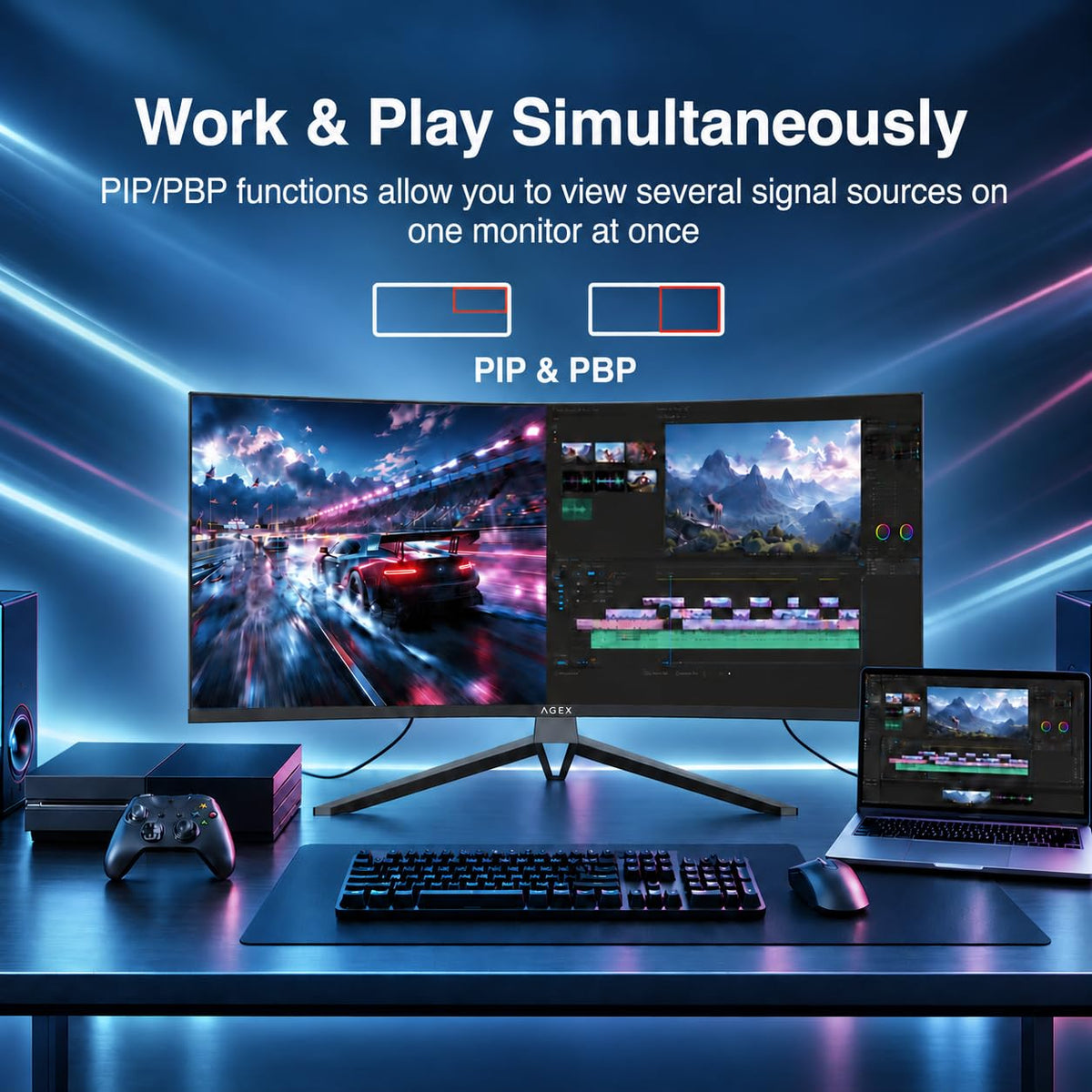 34 Inch WQHD 2K Ultrawide Curved Gaming Monitor 240Hz L9249