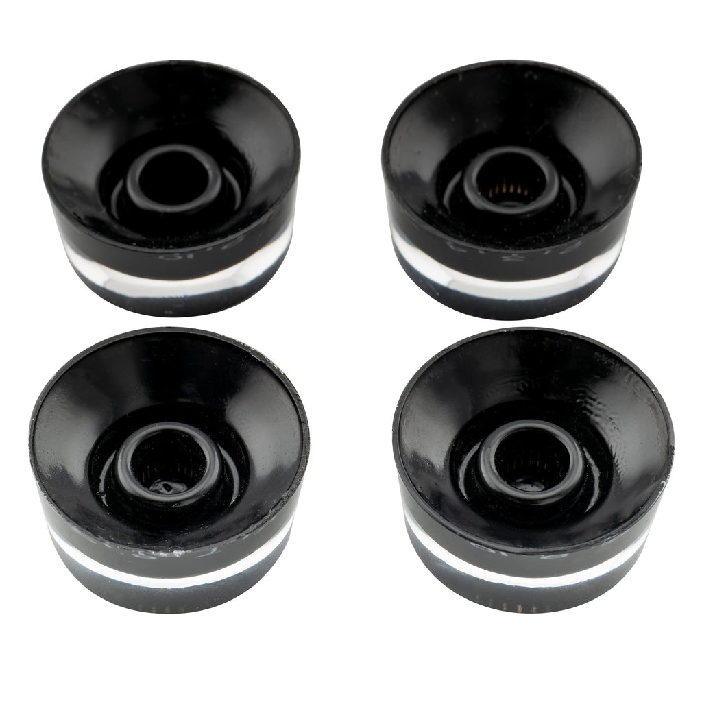 Black 4Pcs Guitar Knobs T127