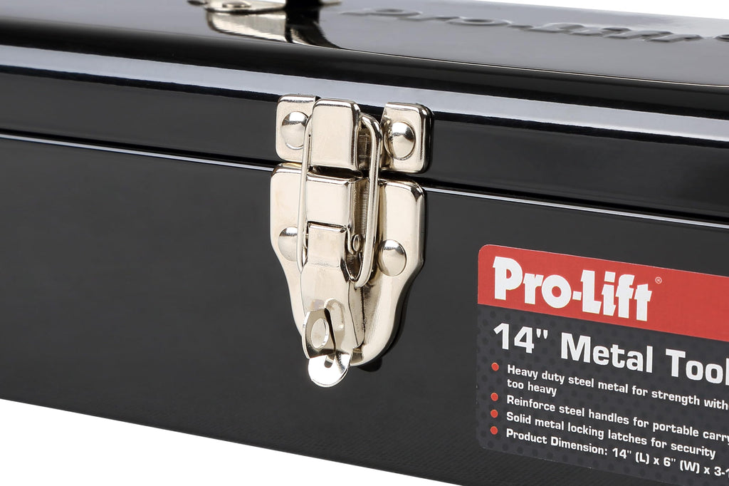 14-inch Metal Tool Box with Handle F635357