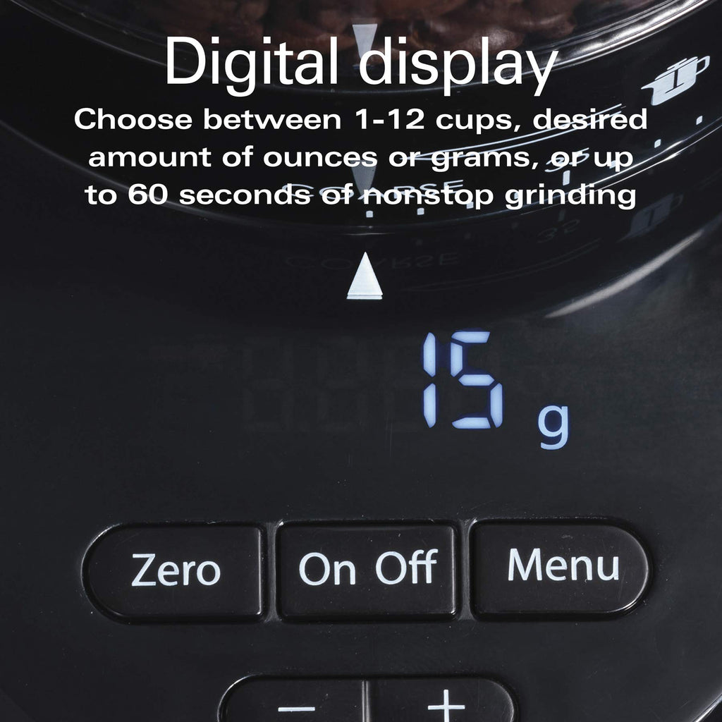 Stainless Steel Conical Burr Digital Coffee Grinder X327