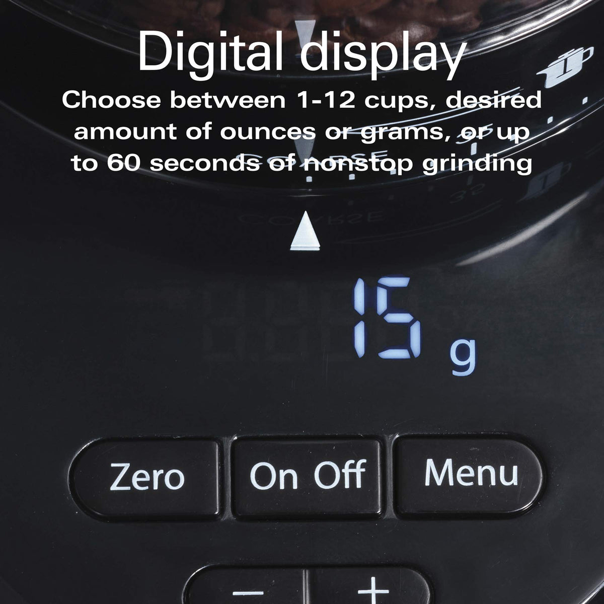 Stainless Steel Conical Burr Digital Coffee Grinder X327