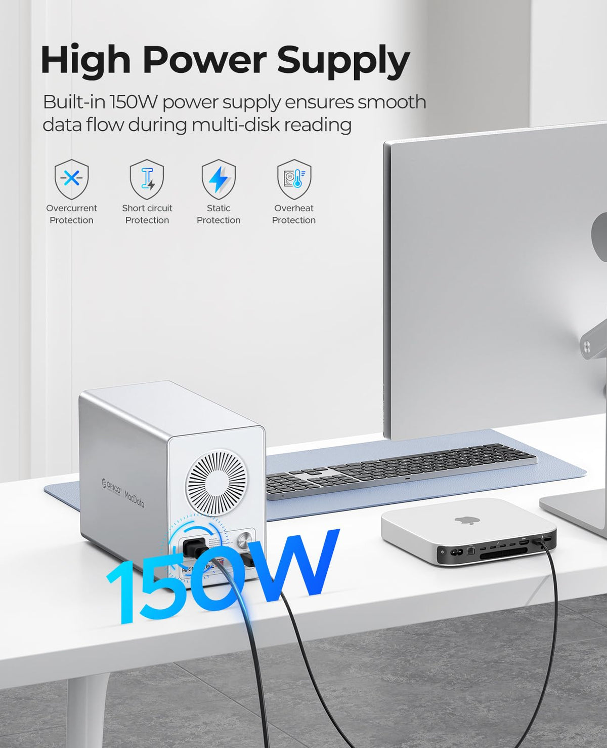 5 Bay RAID External Hard Drive Enclosure W535283