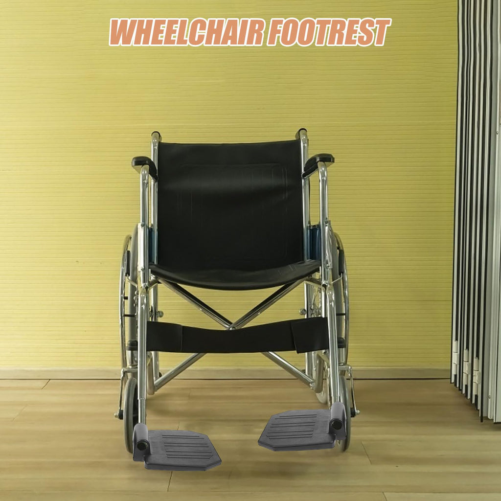 Replacement Wheelchair Footrest 2pcs Heavy Duty Q2479
