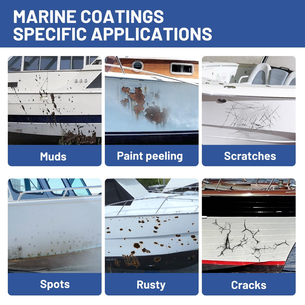 White Marine-Grade Water-Based Rust Preventative Paint 32 FL Oz Z92550