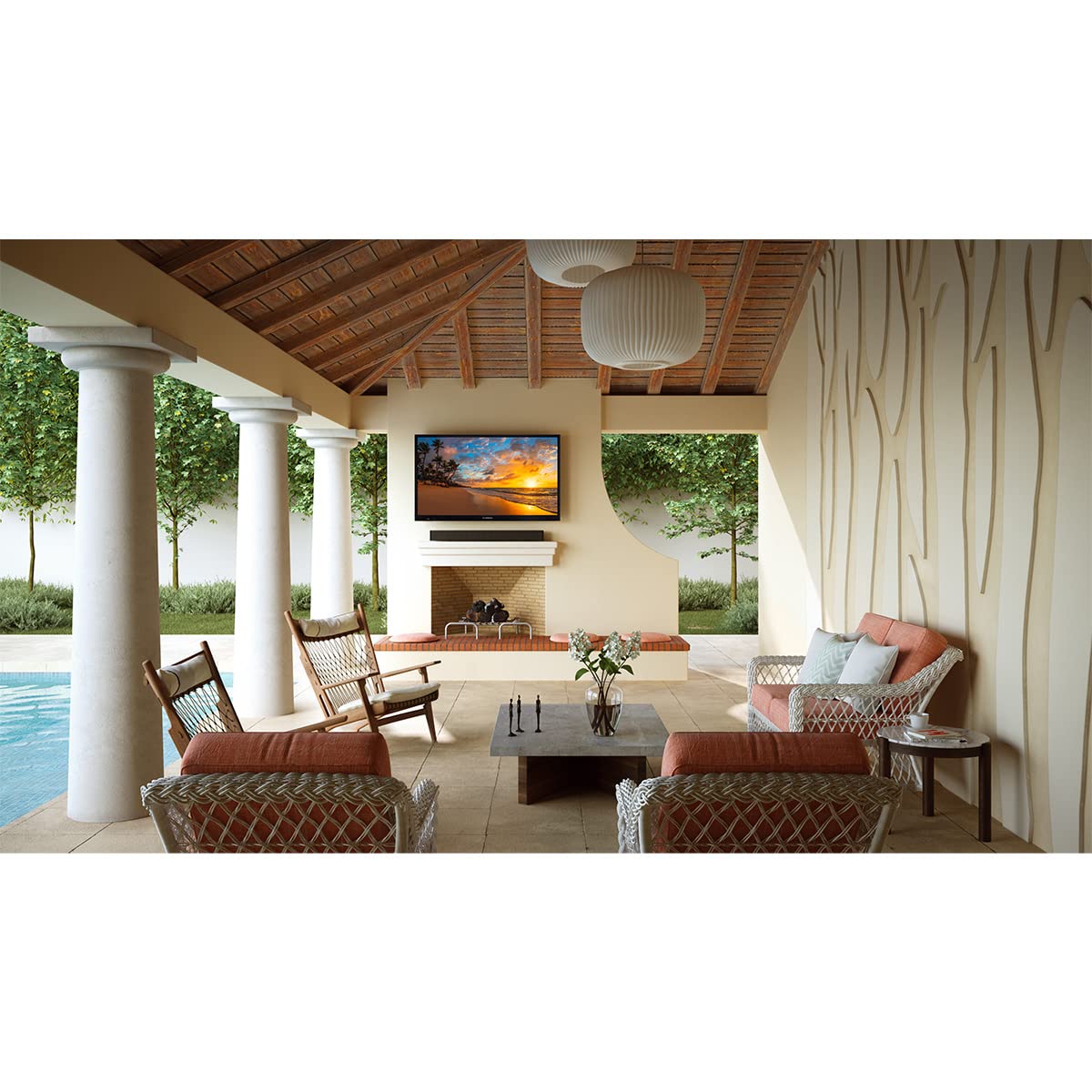 55-Inch 4K Weatherproof Outdoor Smart TV with HDR10 R21828