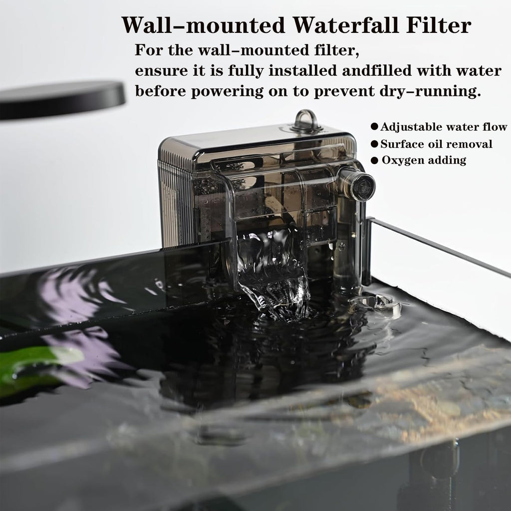 2.8 Gallon Aquarium Starter Kit with LED and Filter Pump V677