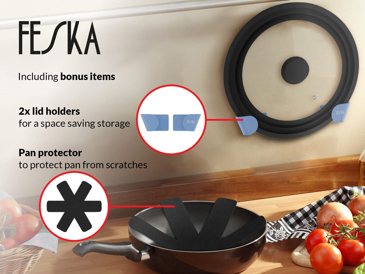 Universal Pot Lid with Lid Holder & Felt Protector F74756