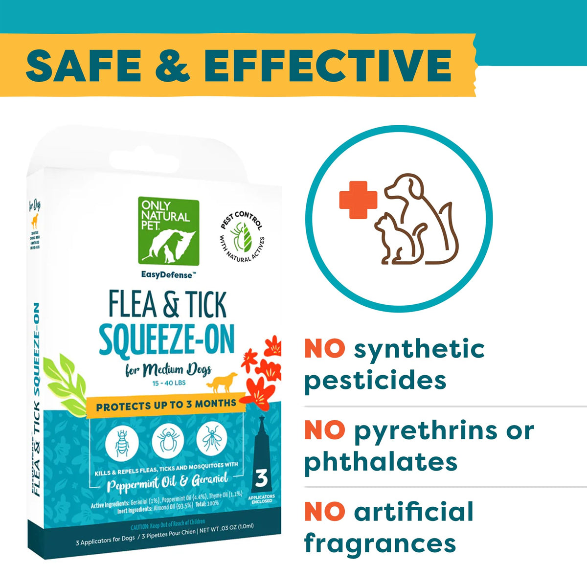 Flea and Tick Prevention for Large Breed Dogs Q388