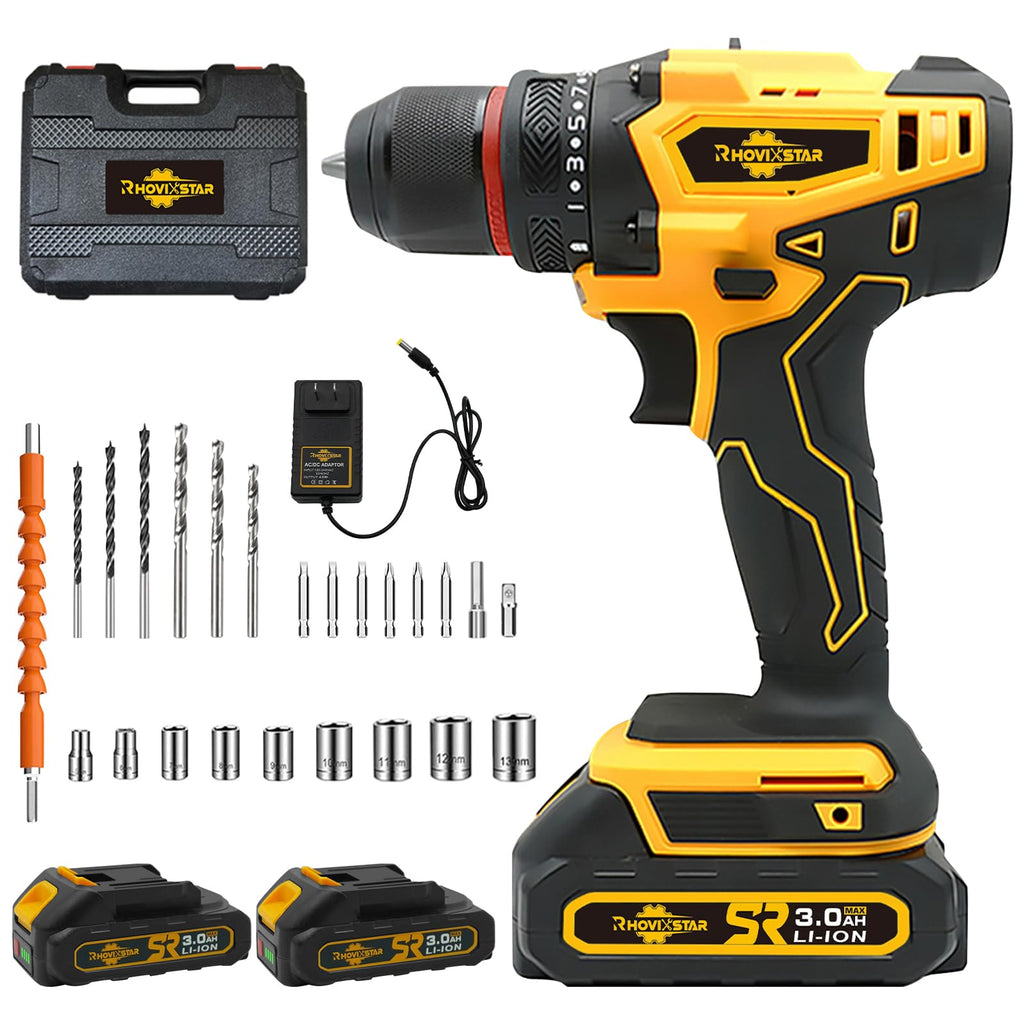 Cordless 20V Power Drill 3/8-Inch Keyless Chuck B375129