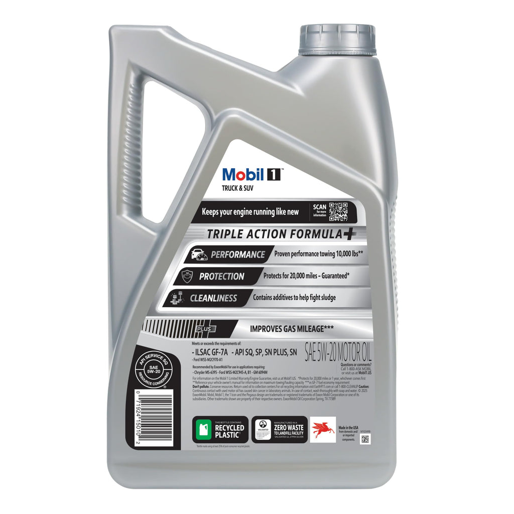 5 Quart 5W-20 Full Synthetic Motor Oil U7954