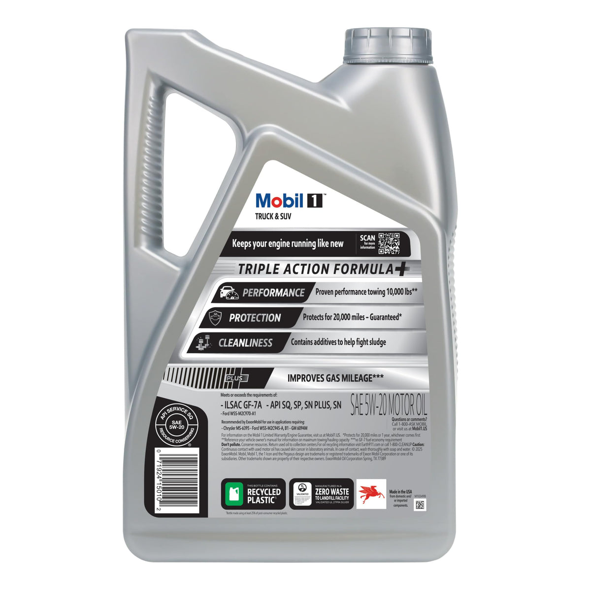 5 Quart 5W-20 Full Synthetic Motor Oil U7954