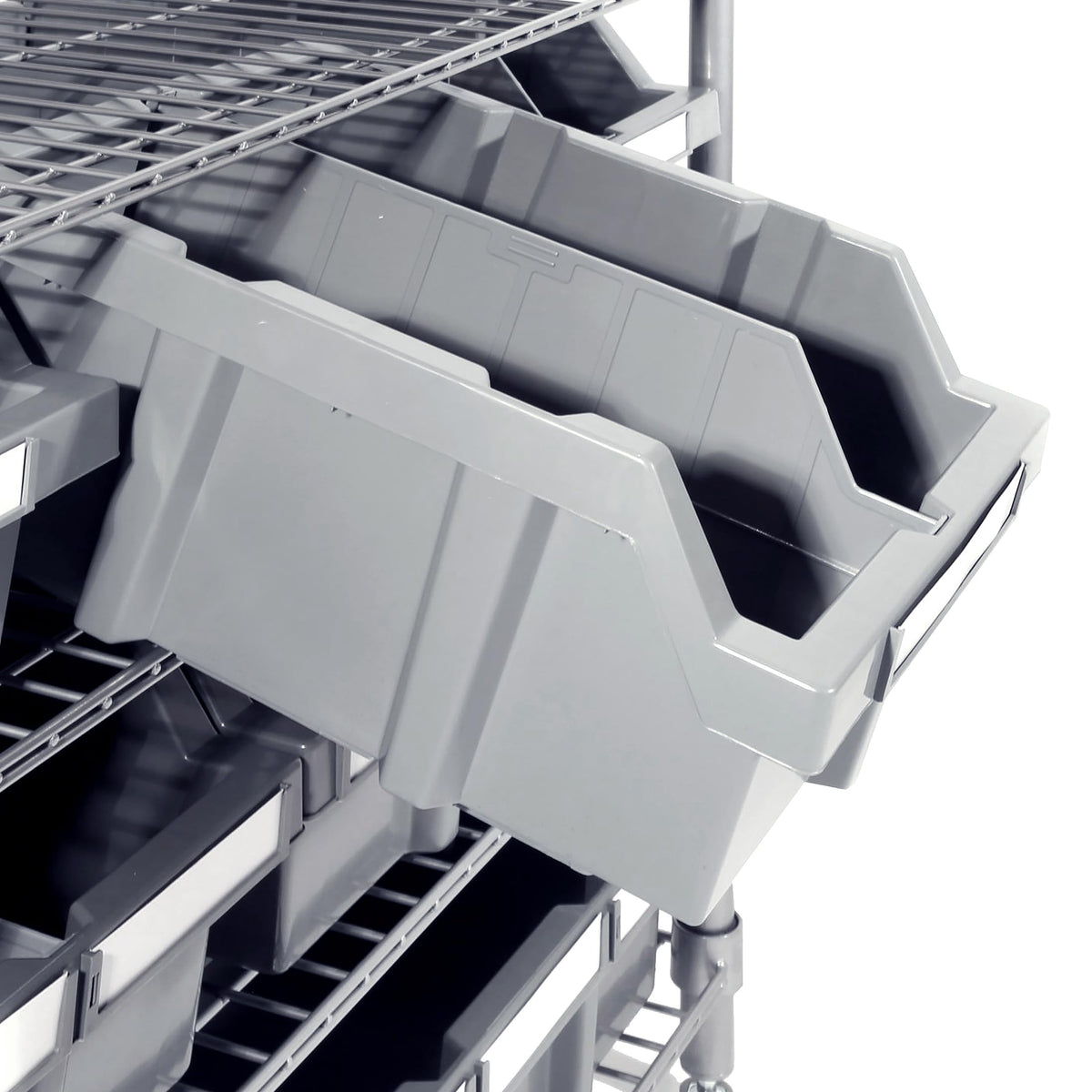 7-Tier 16-Bin Steel Wire Shelving Rack U66373