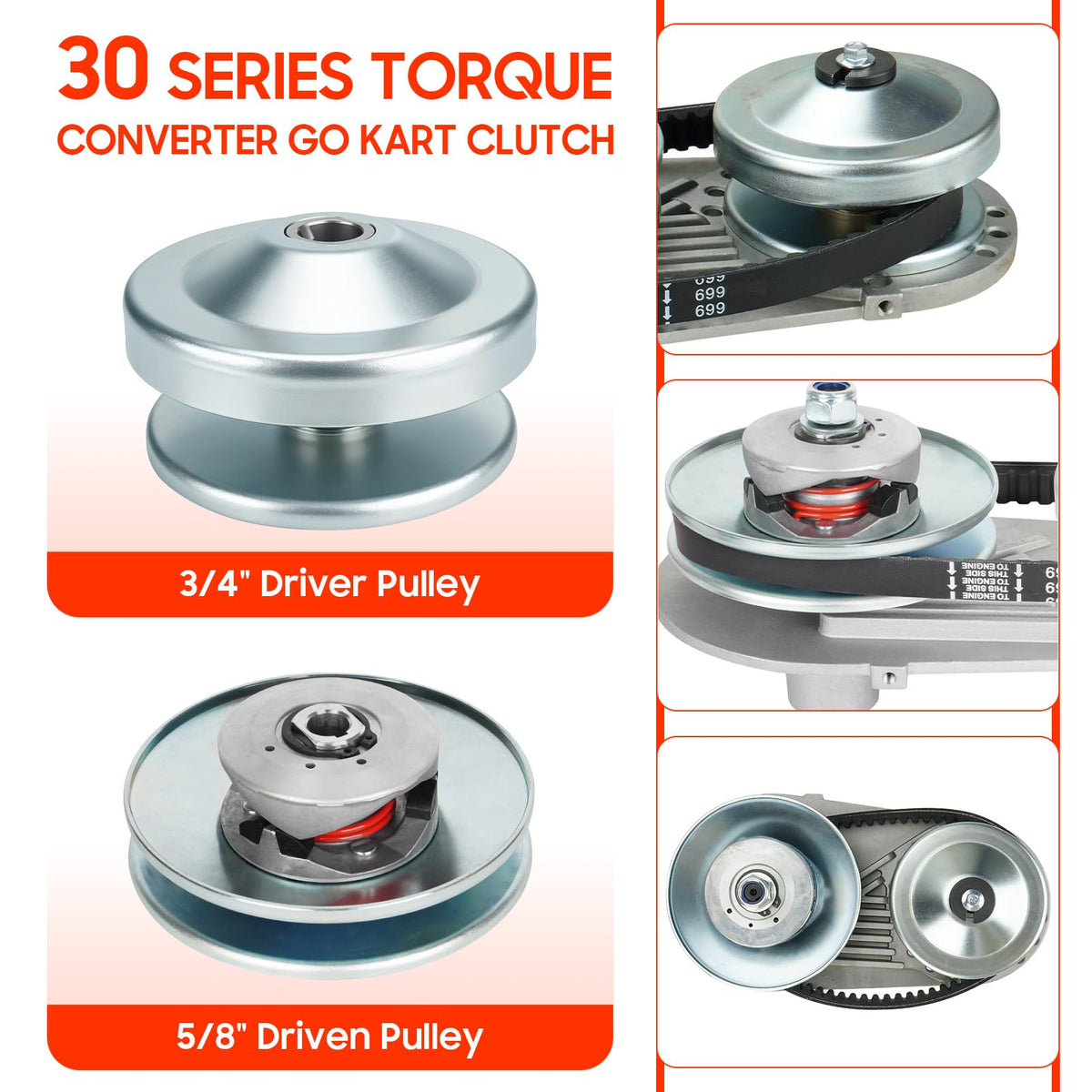 212CC Torque Converter 30 Series 3/4" B993035