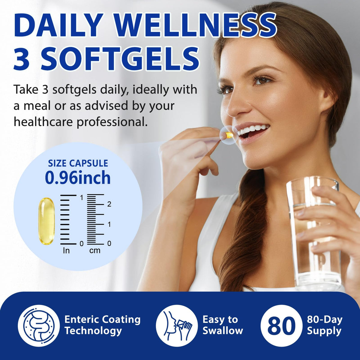 Omega 3 Fish Oil 4200mg 240 Softgels Lemon Flavor N142860