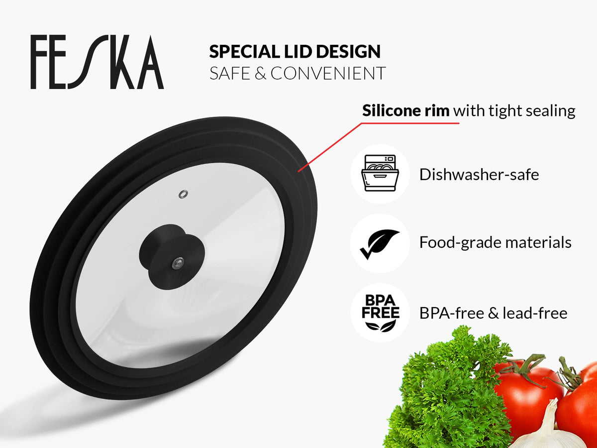 Universal Pot Lid with Lid Holder & Felt Protector F74756