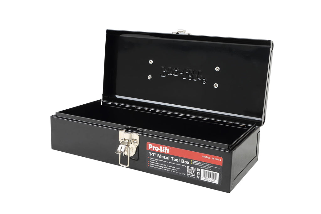 14-inch Metal Tool Box with Handle F635357