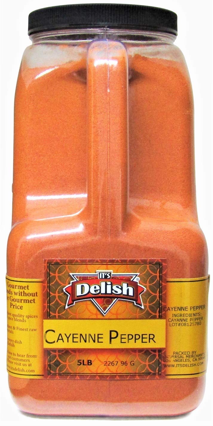 Cayenne Pepper Powder 5 LBS All-Natural Kosher Non-GMO W53636
