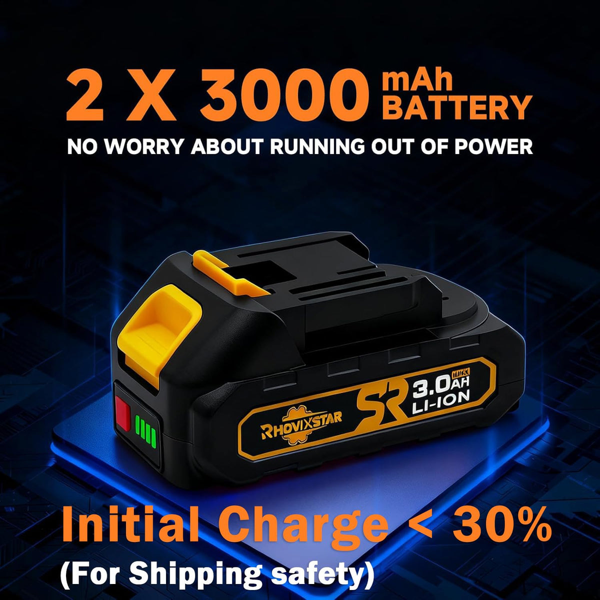 Cordless 20V Power Drill 3/8-Inch Keyless Chuck B375129