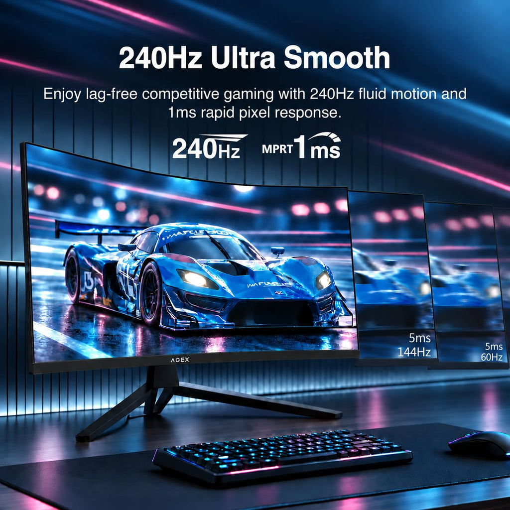 34 Inch WQHD 2K Ultrawide Curved Gaming Monitor 240Hz L9249