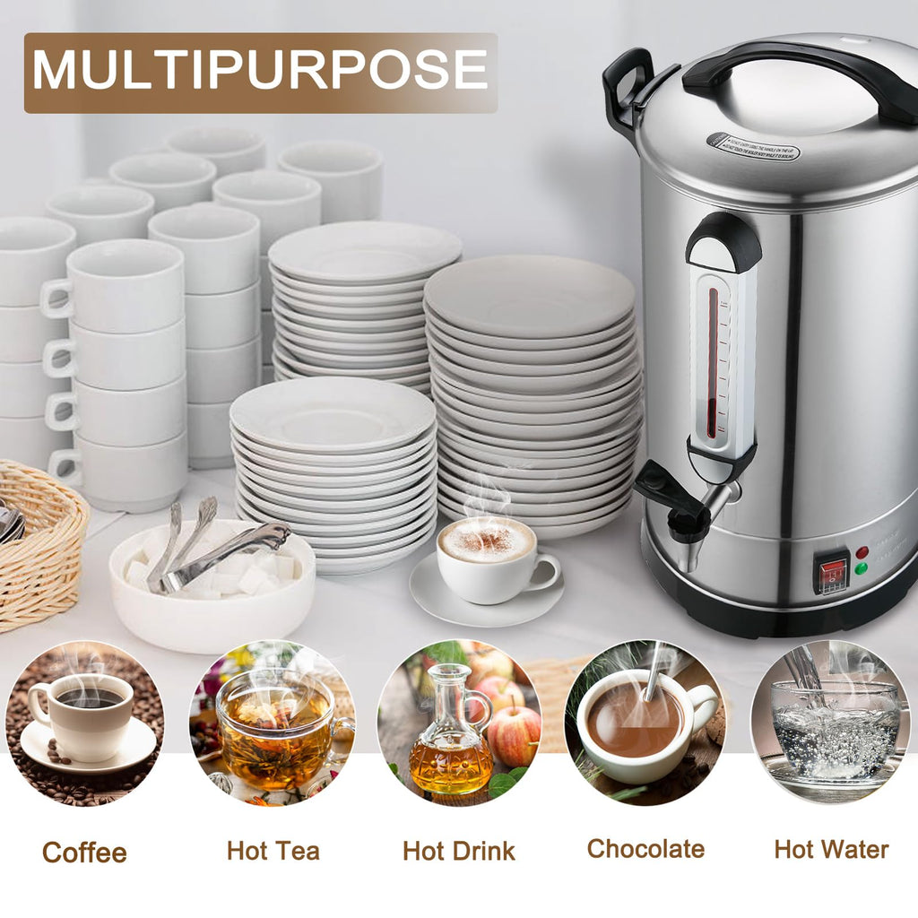 16L 304 Stainless Steel Commercial Coffee Urn M29875
