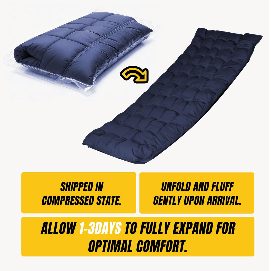 Folding Camping Cot with Removable Mattress and Carry Bag V3333