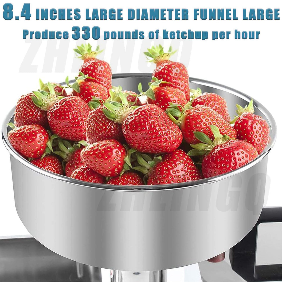 450W Stainless Steel Electric Tomato Strainer Q4335