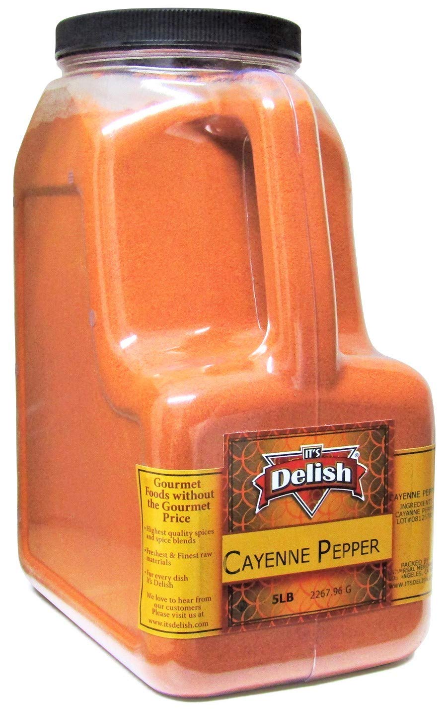 Cayenne Pepper Powder 5 LBS All-Natural Kosher Non-GMO W53636