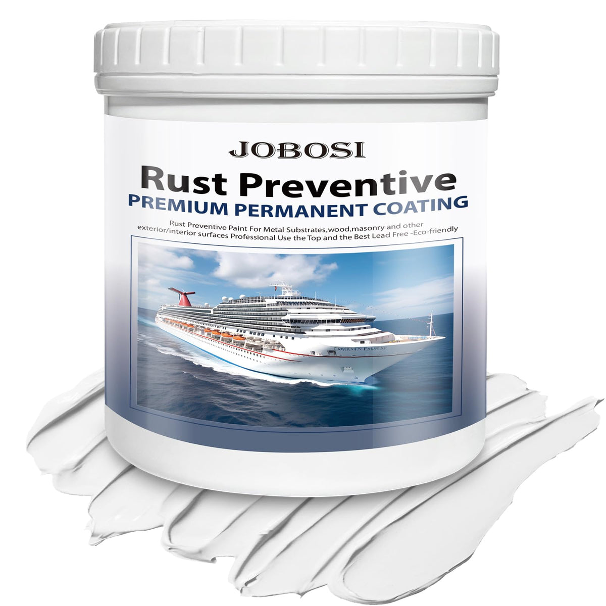 White Marine-Grade Water-Based Rust Preventative Paint 32 FL Oz Z92550