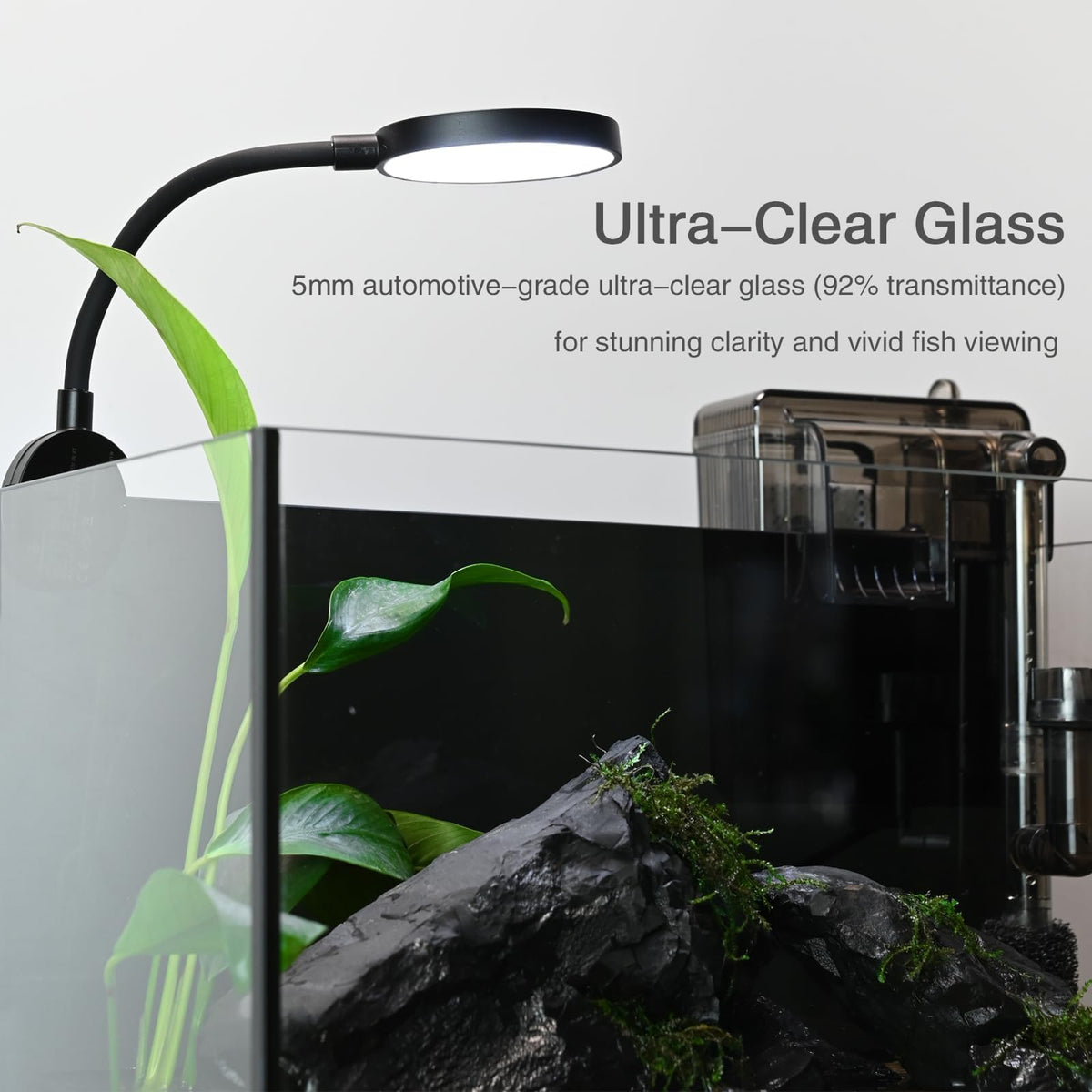 2.8 Gallon Aquarium Starter Kit with LED and Filter Pump V677