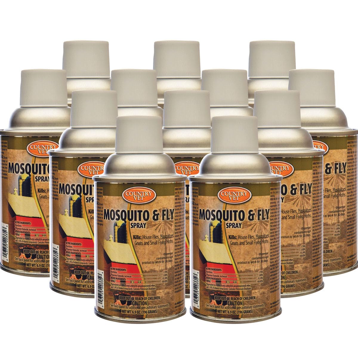 Metered Mosquito and Fly Spray 6.4 oz Case of 12 R21101