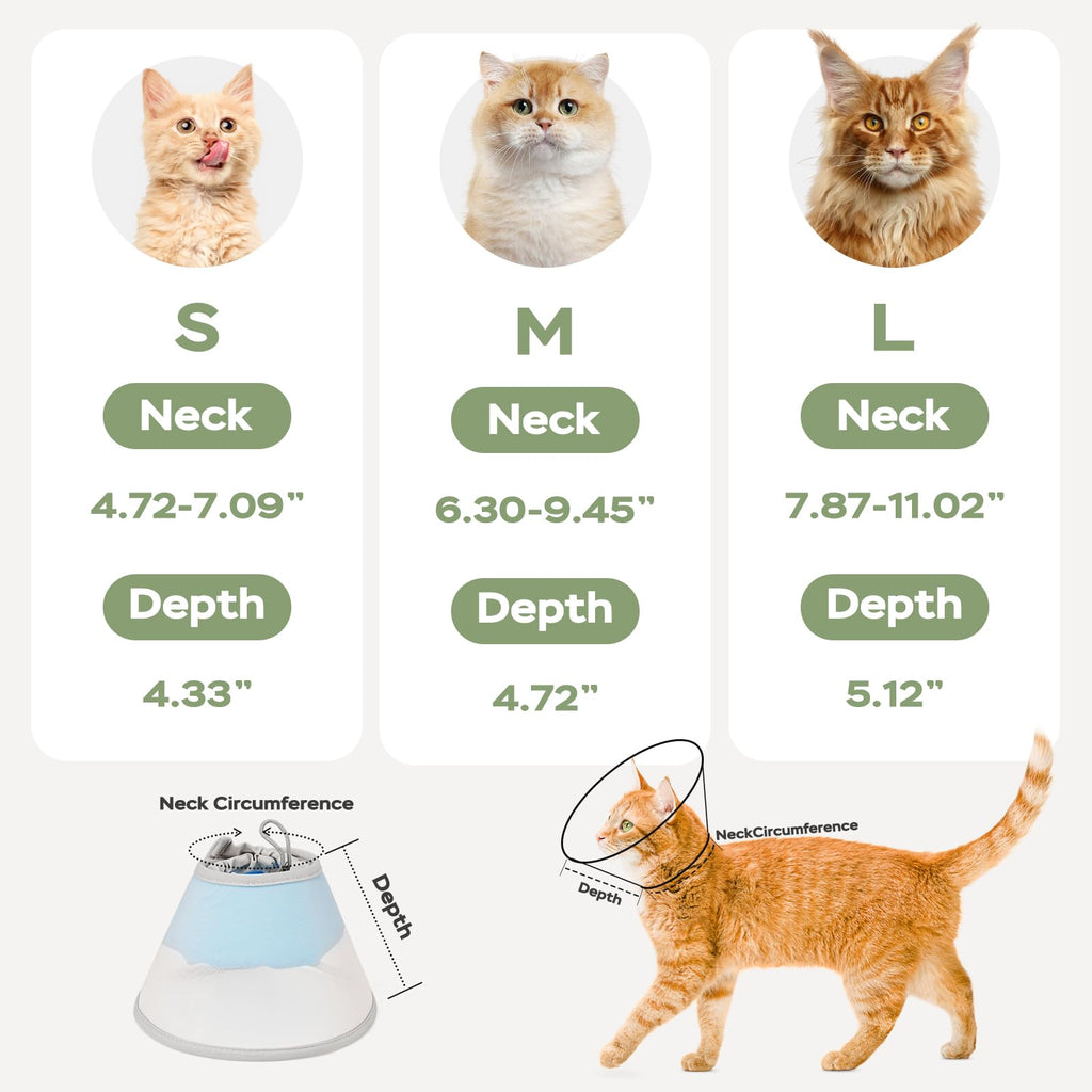 Soft Waterproof Mesh Cat Recovery Cone Collar Y90052