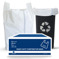 52 Gallon 40 Count 3 MIL Heavy Duty Trash Bags with Handles L664