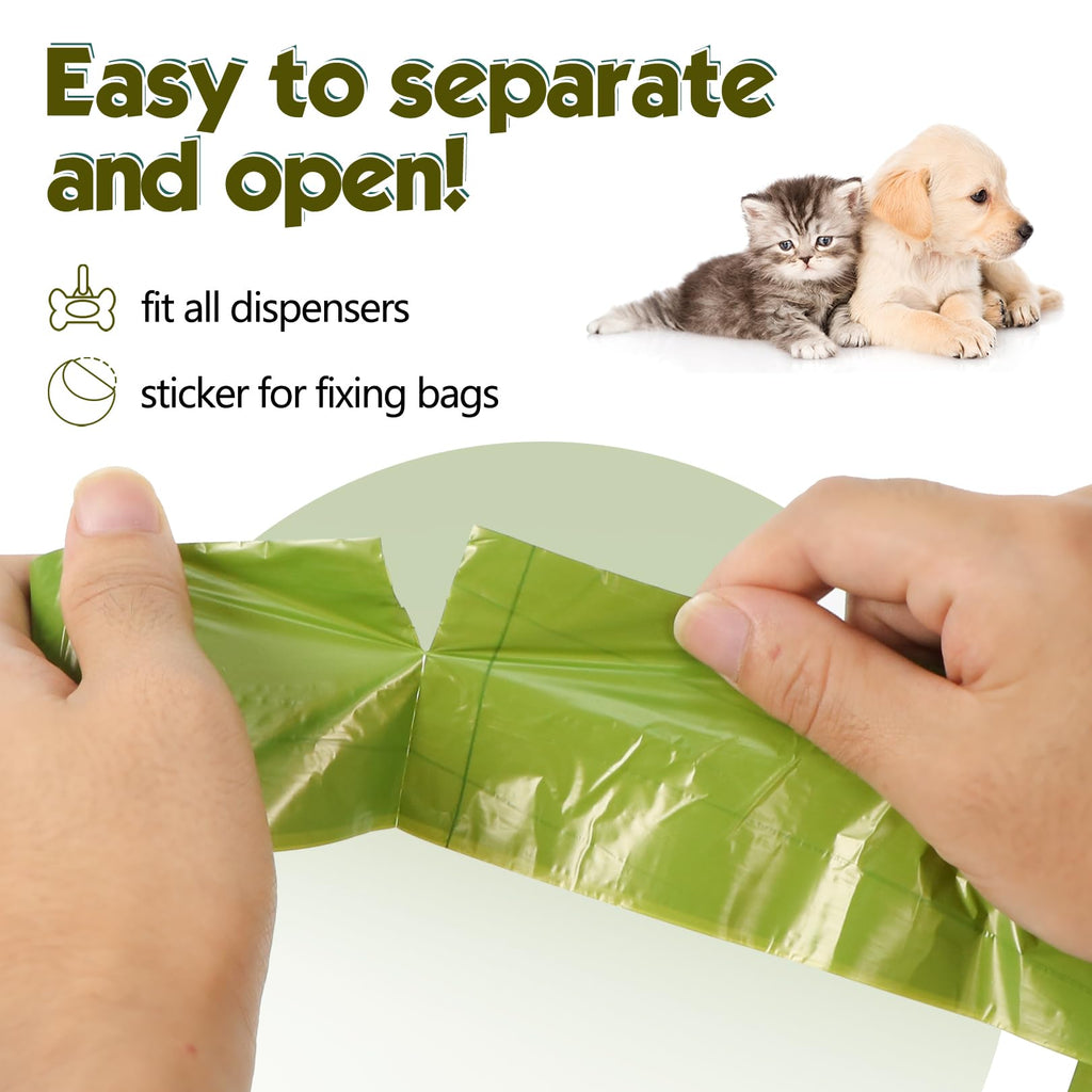 Extra Thick Leak Proof Unscented Dog Poop Bags 300 Count F91670