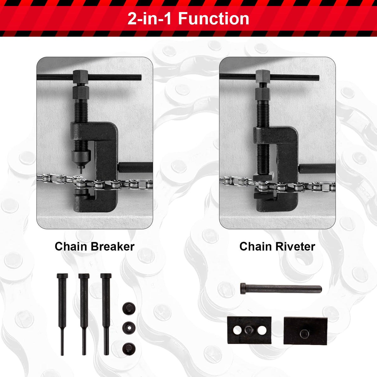 13 Pcs Motorcycle Chain Breaker Tool Kit H839