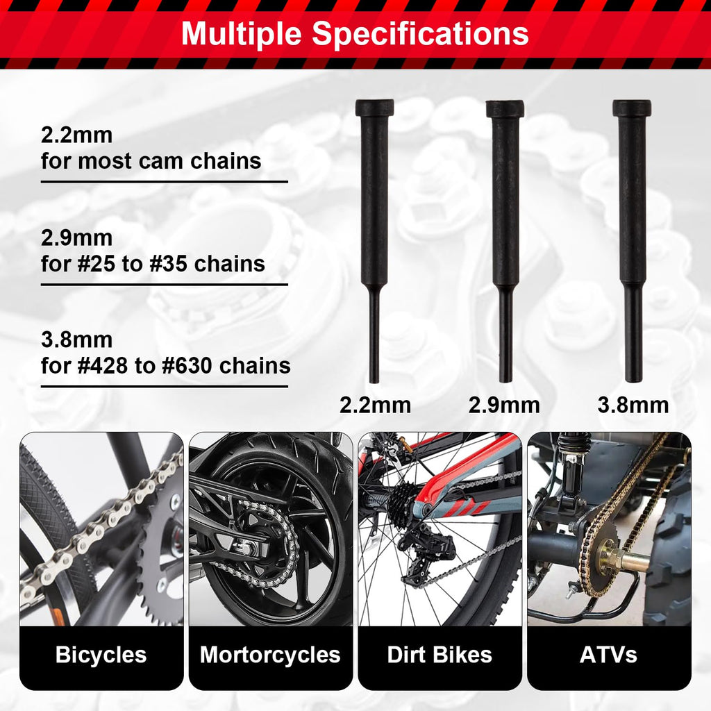13 Pcs Motorcycle Chain Breaker Tool Kit H839