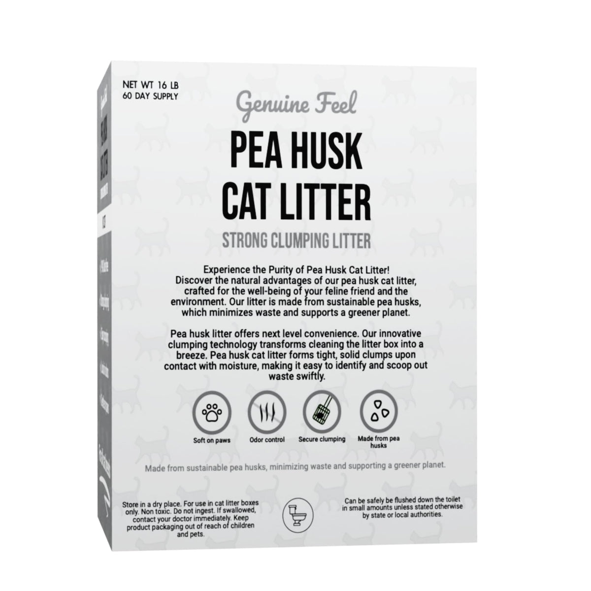 15 lbs Natural Unscented Cat Litter I1323