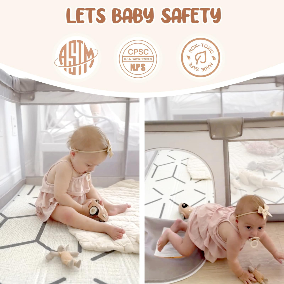 47x47in Baby Playpen with Mat D5694