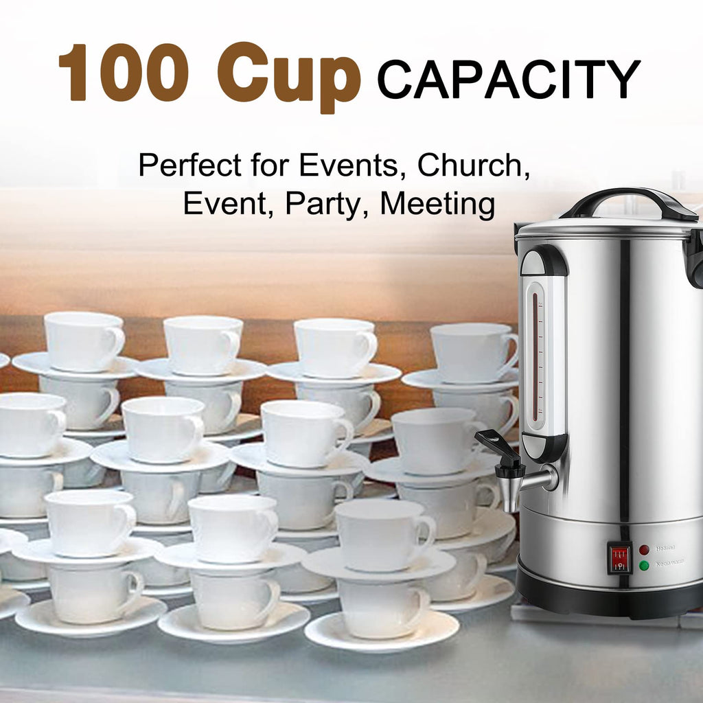 16L 304 Stainless Steel Commercial Coffee Urn M29875