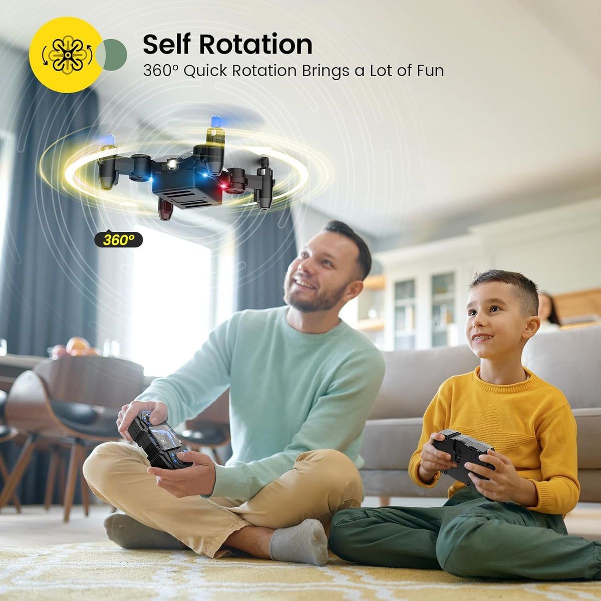 Foldable Mini Drone Blue G776817