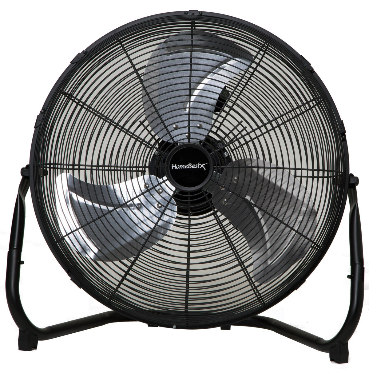 Black 20-Inch High Velocity Floor Fan O768836