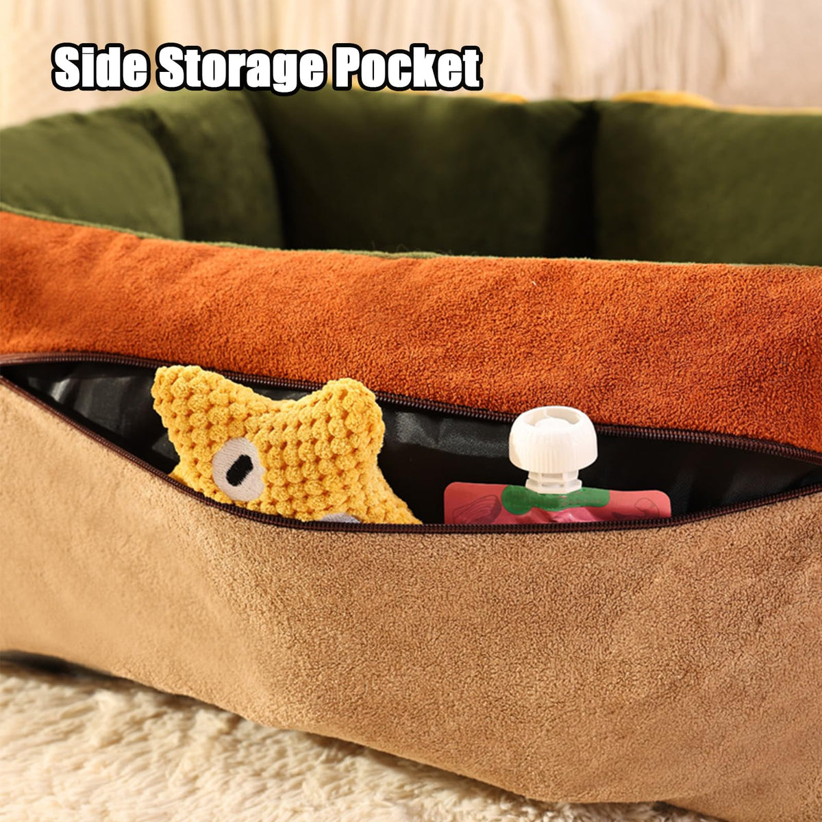 2-in-1 Elevated Dog Car Seat F667631
