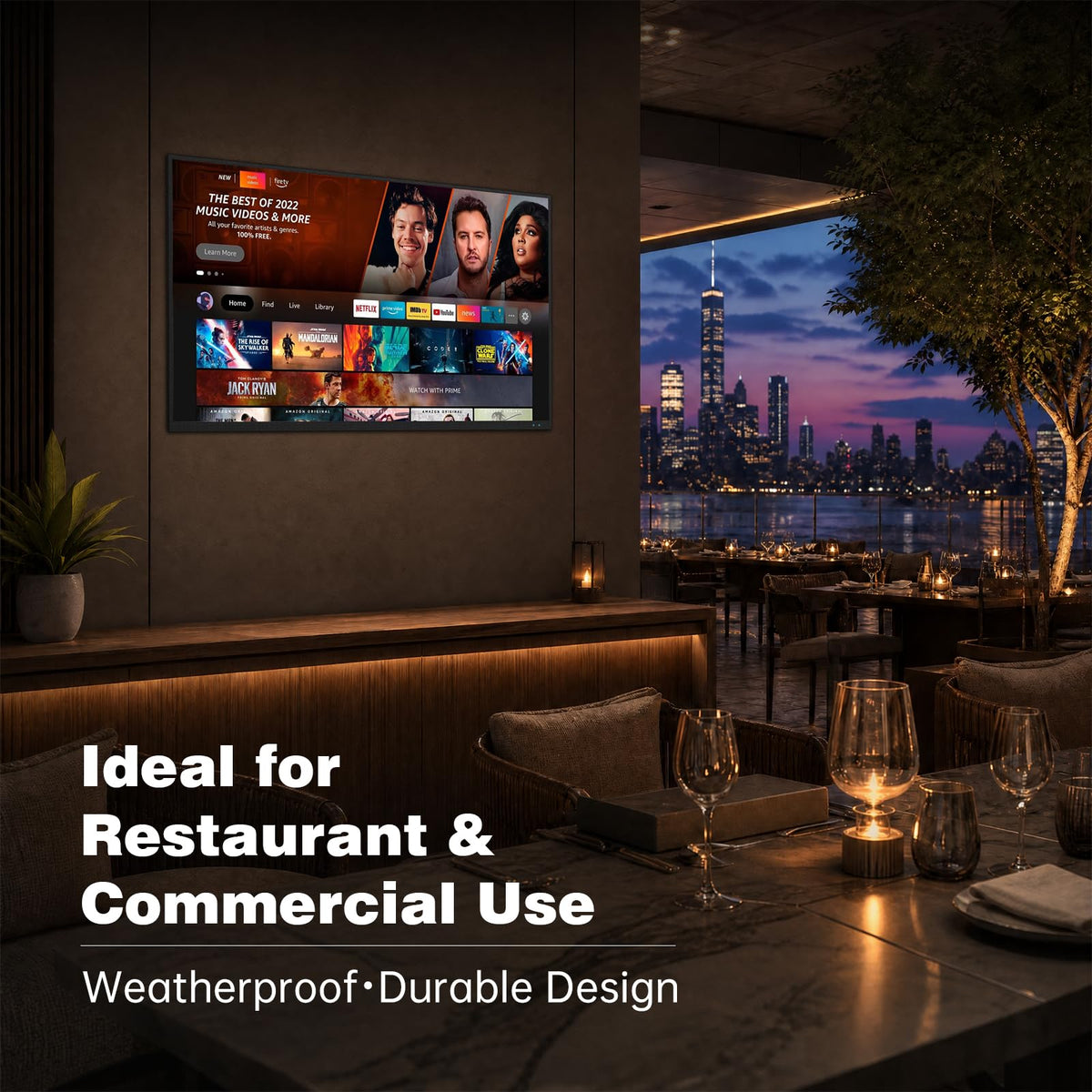 55 inch 4K UHD Weatherproof Smart TV P710911