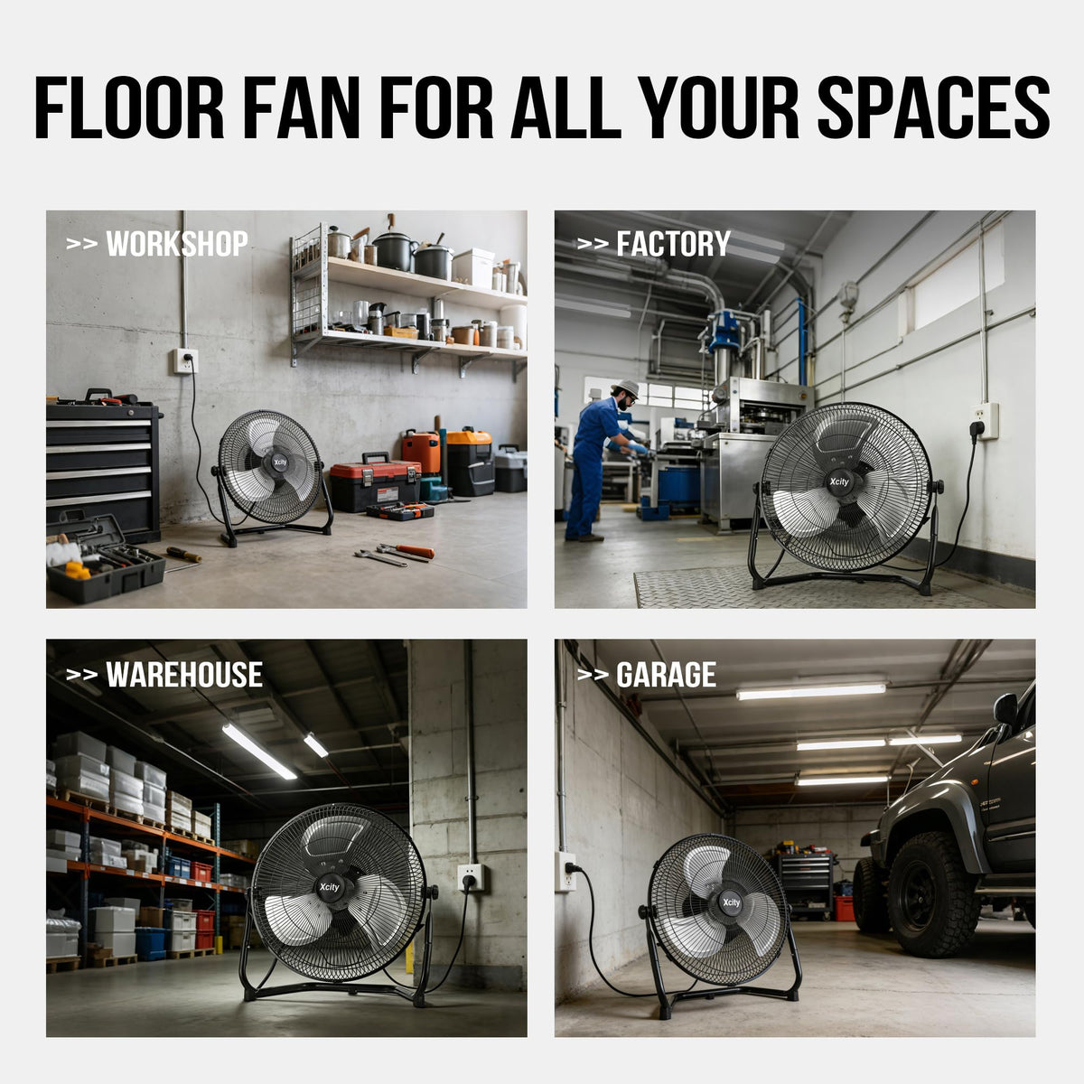 18 Inch Metal Floor & Box Fan G638738