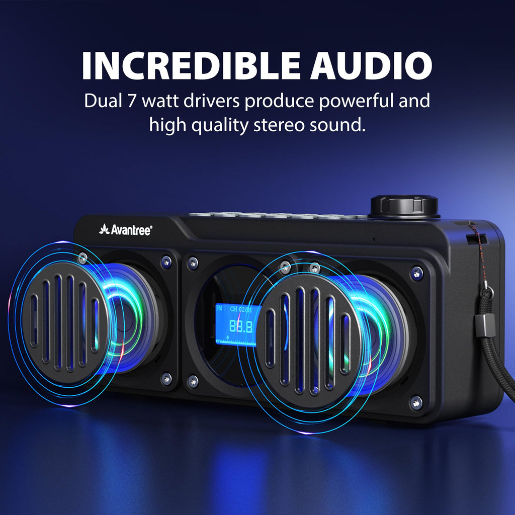 Portable FM Radio & Bluetooth Speaker O677879