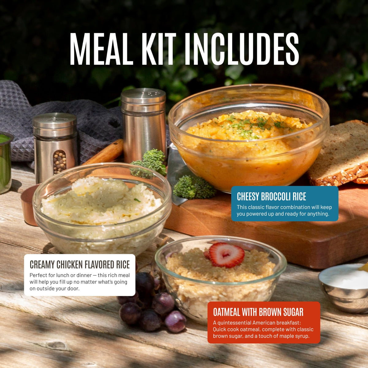 3 Day Emergency Meal Kit, 26 Servings O710746