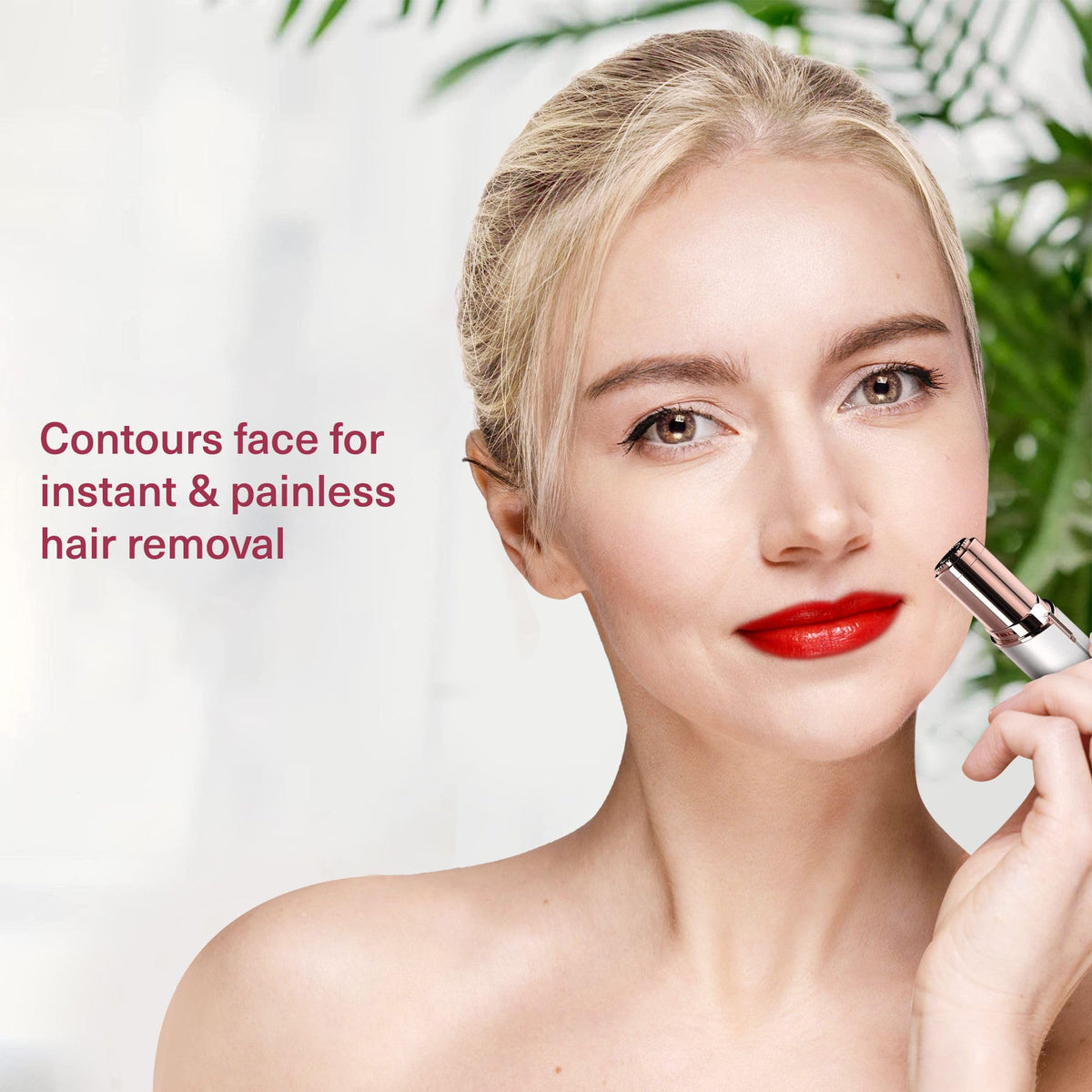 Electric Facial Hair Removal Razor Dermaplaning Trimmer O11248