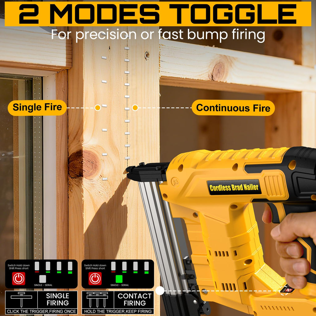 18 Gauge Cordless Brad Nailer & Staple Gun O8650